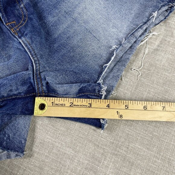 GRLFRND Jean Shorts 26 Jules Super High Rise‎ Cut Off Button Fly NEW - Picture 11 of 12